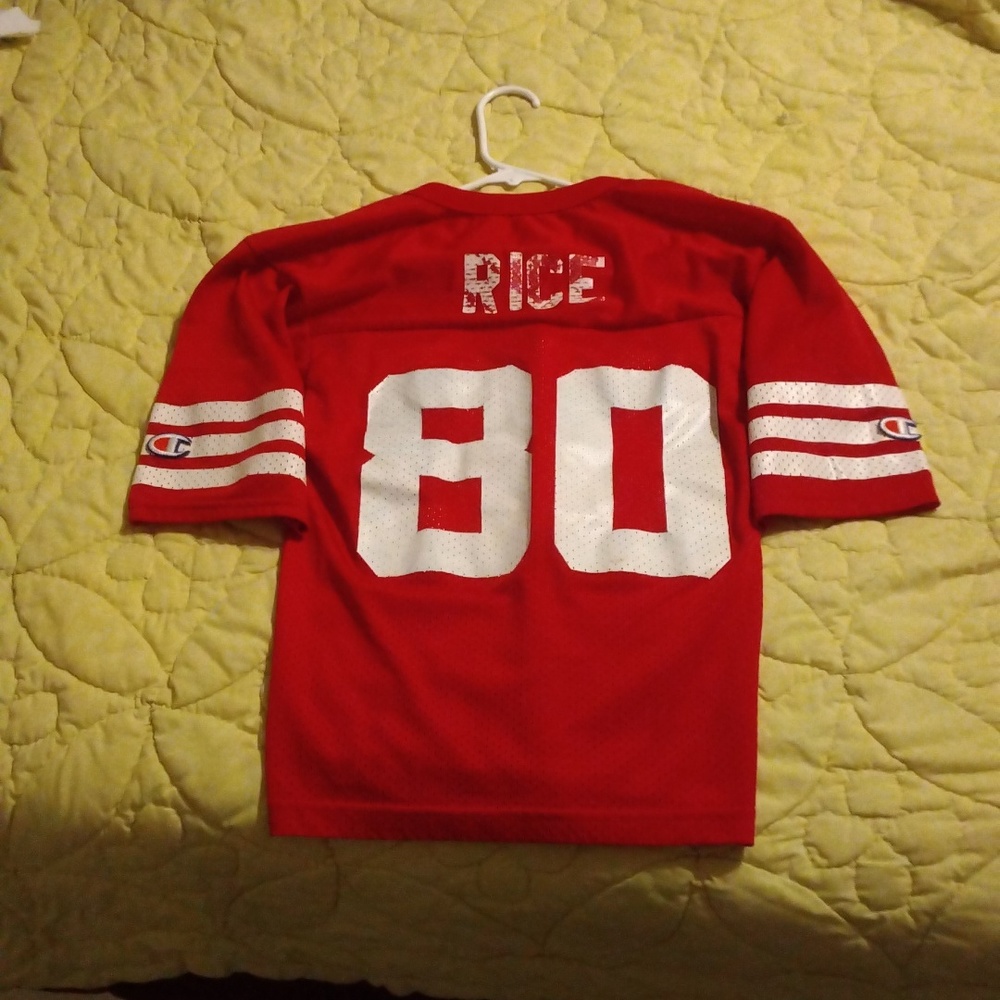 Youth Jerry Rice football jersey